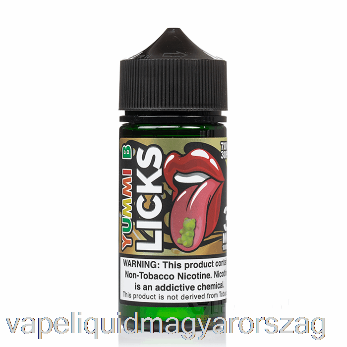 Yummi B - Licks Roll Upz - 100 Ml 0 Mg Vape E Cigi